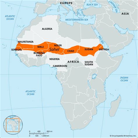 Sahel news on the map .